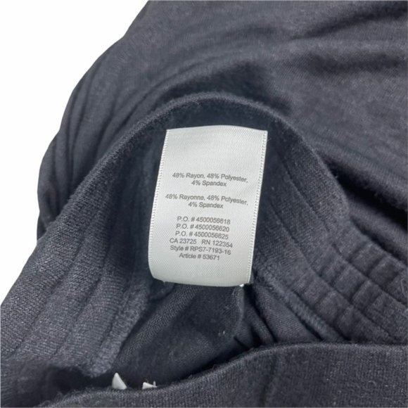 WILFRED FREE Aritzia Black Side Cinched Layered Skirt Size X-Small GUC - Picture 7 of 7